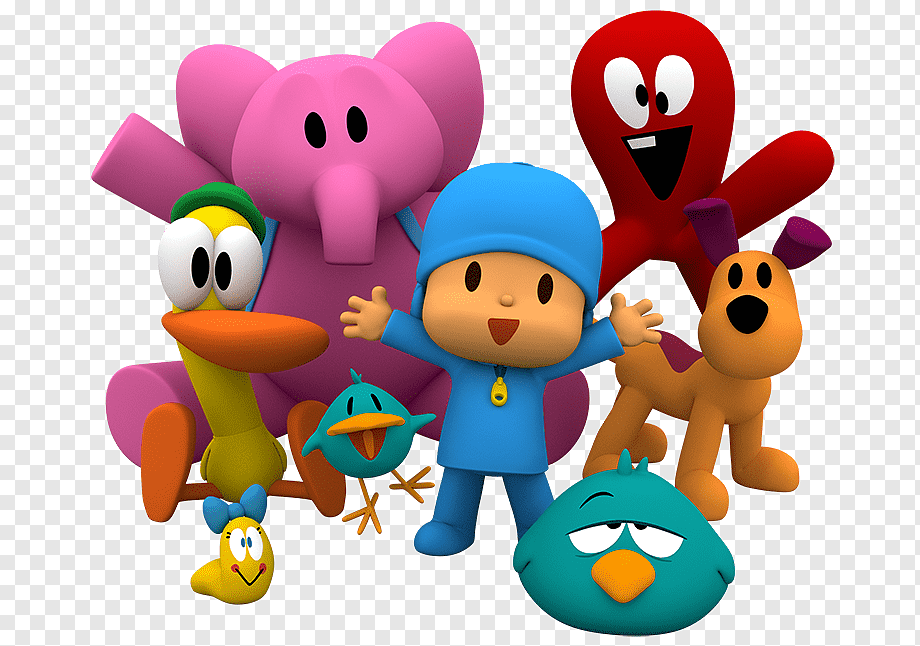 cartoon movie illustration, Blu-ray disc DVD Television show Animation Pocoyo, Season 1, pocoyo, textile, computer Wallpaper, baby Toys png