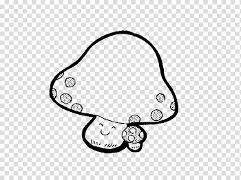 Cartoon Mushroom Computer file, Mushrooms frame transparent background PNG clipart
