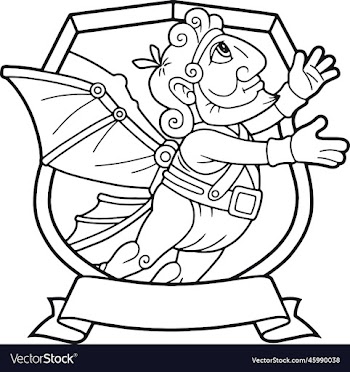 cartoon mythological icarus