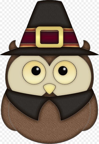 cartoon owl brown clip art hat