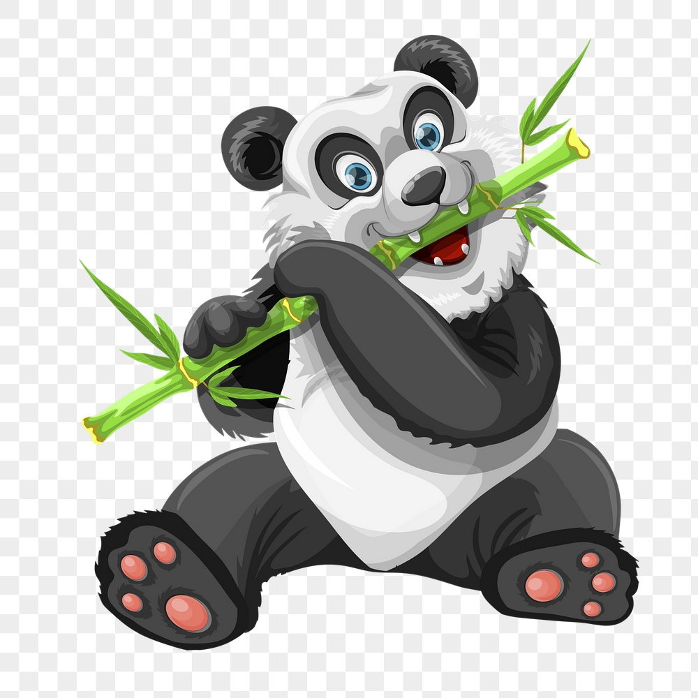 Cartoon panda png sticker, animal | Free PNG - rawpixel