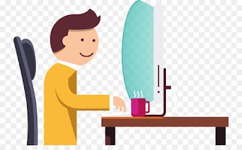 Cartoon, Patient, Eye Strain PNG