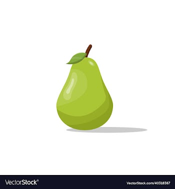 cartoon pear