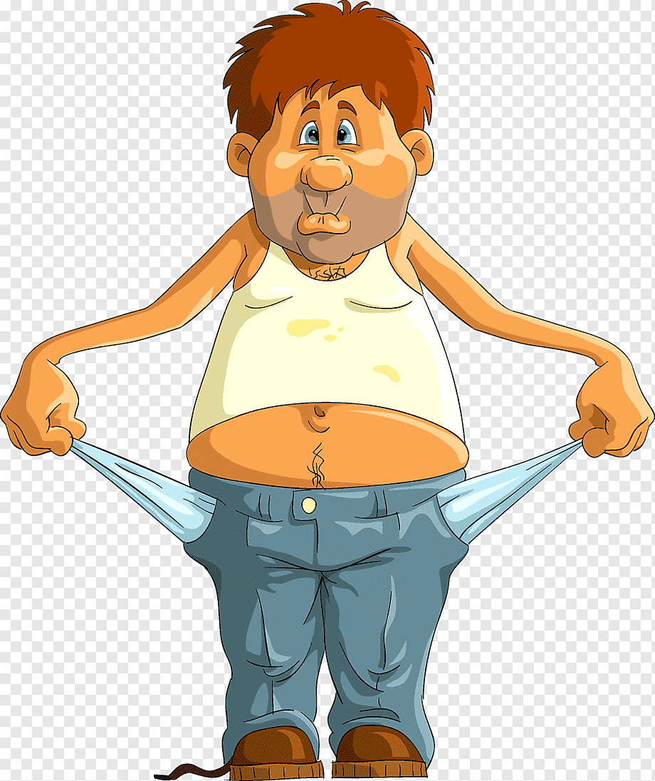 Cartoon, Penniless man, child, hand, people png