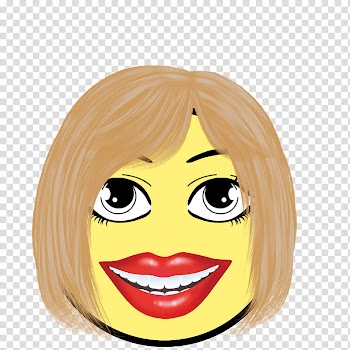 Cartoon people, girl character in red lipstick illustration transparent background PNG clipart