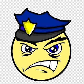 Cartoon people, person wearing policeman hat illustration transparent background PNG clipart