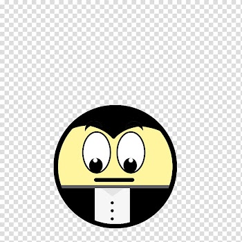 Cartoon people, yellow, black and white emoticon transparent background PNG clipart