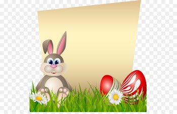 Cartoon Photography Drawing Illustration - Rabbit and grass 