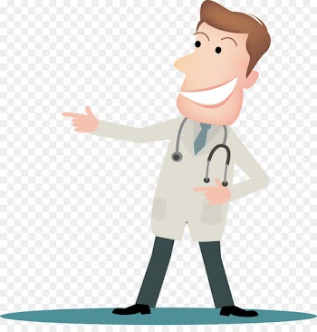 Cartoon Physician Drawing - cartoon male doctor vector 