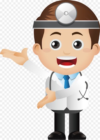 Cartoon Physician Icon - Cartoon doctor head 