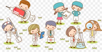 Cartoon Physician Illustration - Cartoon doctors and nurses Collection 