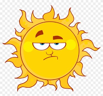 Cartoon Pics Of Sun - Sun Behind Cloud Cartoon