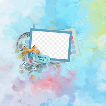 Cartoon - Picture frame template design 