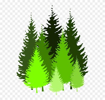 Cartoon Pine Trees 5, Buy Clip Art - Pine Tree Silhouette