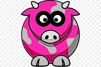 cartoon pink clip art snout suidae