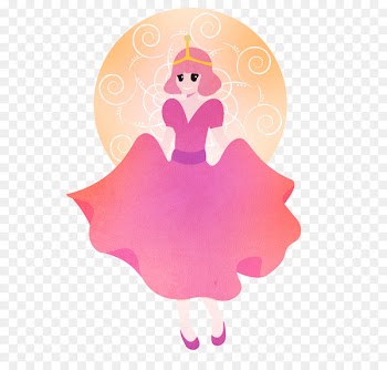 Cartoon Pink Drawing Princess Bubblegum Chewing gum - chewing gum 
