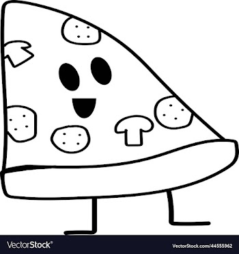 cartoon pizza