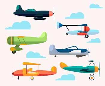 Cartoon Plane Vector