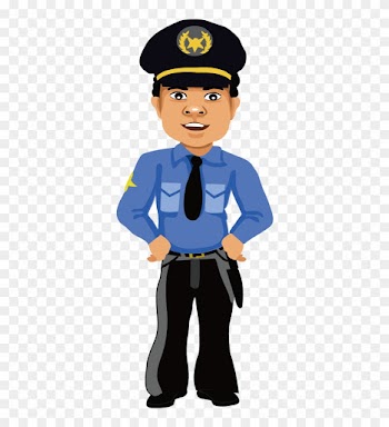 Cartoon Police Officer - Police Cartoon Transparent
