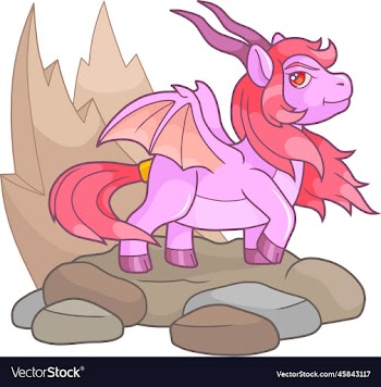cartoon pony dragon