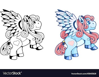 cartoon pony pegasus