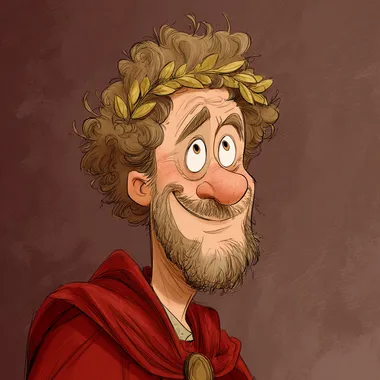 Cartoon Portrait of Marcus Aurelius Cartoon Portrait of Marcus Aurelius