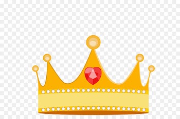 Cartoon princess crown vector material 