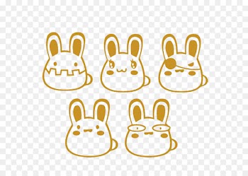 Cartoon Rabbit - Cartoon rabbit face 