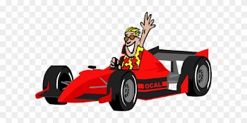 Cartoon Racing Cars - Race Car Clipart Png