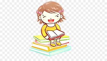 cartoon reading clip art learning child