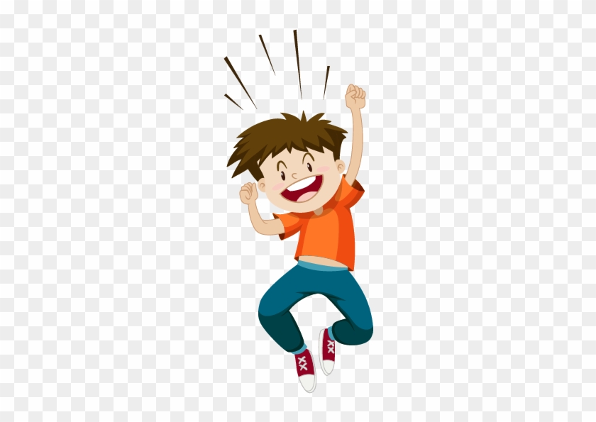 Cartoon Royalty-free Child Illustration - Excited Child Cartoon