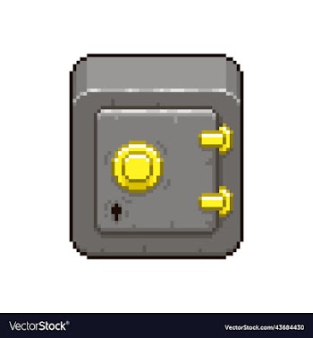 cartoon safe for valuables