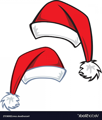 Cartoon Santa Hats Vector | SOIDERGI