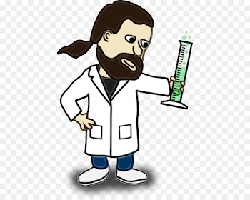 Cartoon, Scientist, Download, Pleased PNG