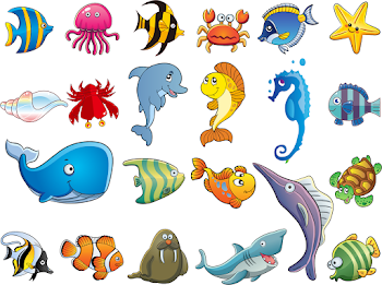 Cartoon Sea Animals PNG Transparent Cartoon Sea Animals.PNG Images ...
