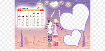 Cartoon Significant other Download Illustration - Photo template 