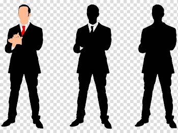 Cartoon Silhouette Woman Illustration, Black and white man transparent background PNG clipart