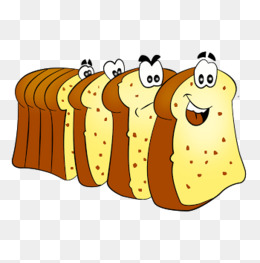 Cartoon Slice Of Bread Png, Vector, PSD, and Clipart With ...