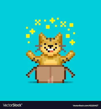 cartoon smiling tiger showing a magical glow