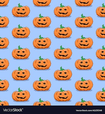 cartoon smiling traditional halloween pumpkin