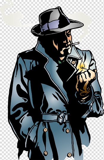 Cartoon smoking man transparent background PNG clipart