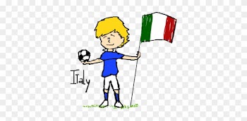 Cartoon Soccer Player - Soccer Italy Cartoon
