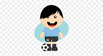 Cartoon Soccer Player, Soccer, Team, National Png And - Vector Graphics