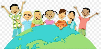 cartoon social group people community sharing