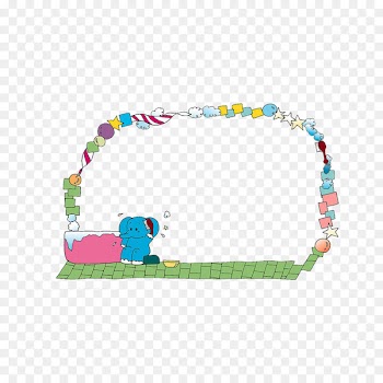 Cartoon Speech balloon Download - Elephant Border 