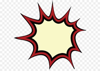 Cartoon Speech balloon - Irregular geometry text box 