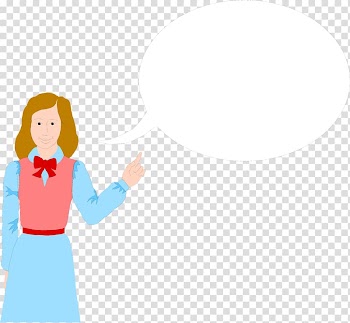 Cartoon Speech balloon , woman transparent background PNG clipart