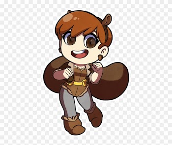 Cartoon Squirrel Clipart - Squirrel Girl Cute