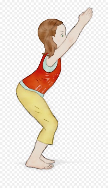 cartoon standing arm throwing a ball lunge