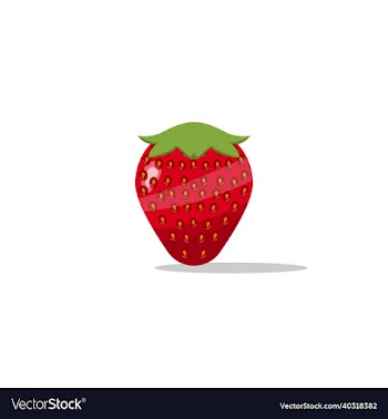 cartoon strawberry fruit